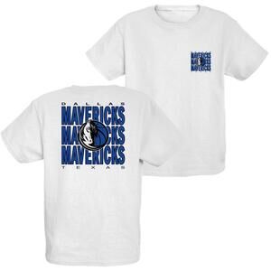 Blue 84 Unisex Kids Nba Youth T Shirt Frontback Press White 2 Sided